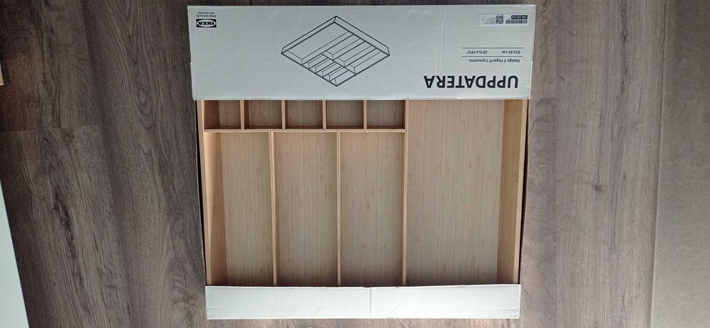 Porta talheres bambu