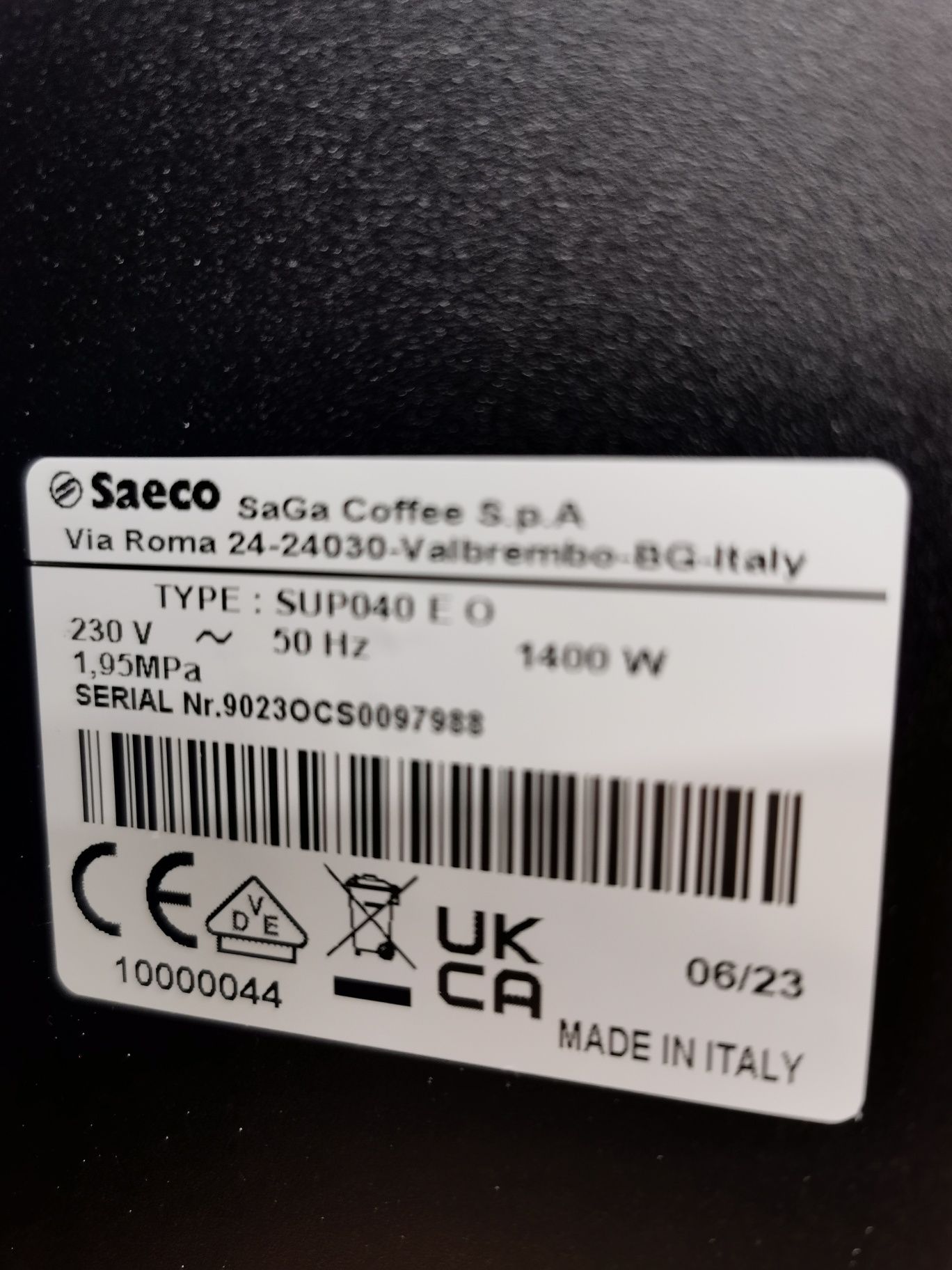 Ekspres Saeco Aulika Evo Office  0 kaw