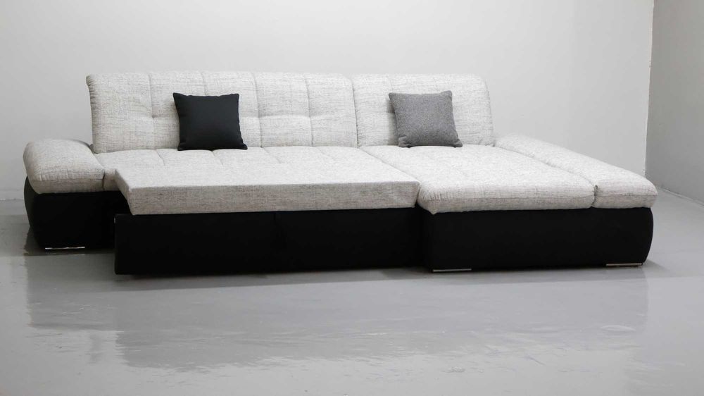 TMU Narożnik funkcjA spania tkania rozkładana rogówka salon sofA