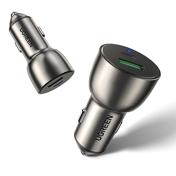 Ugreen ładowarka samochodowa USB / USB Typ C Quick Charge 3.0 Power De