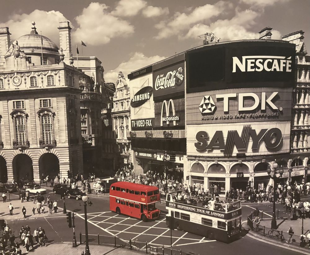Quadro imagem Londres 1,40 X 1,00m