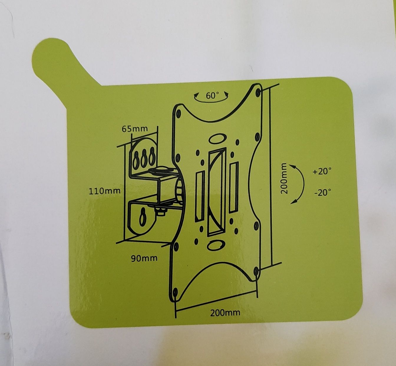 Uchwyt, wieszak do telewizora 10"-32"