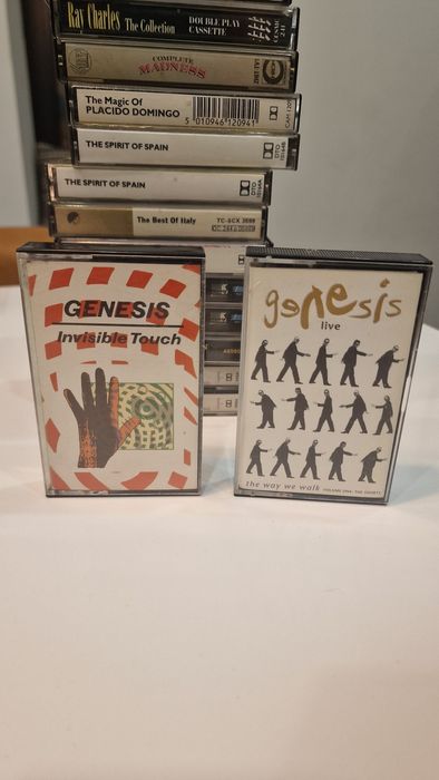 Coleção de cassetes áudio anos 70 & 80