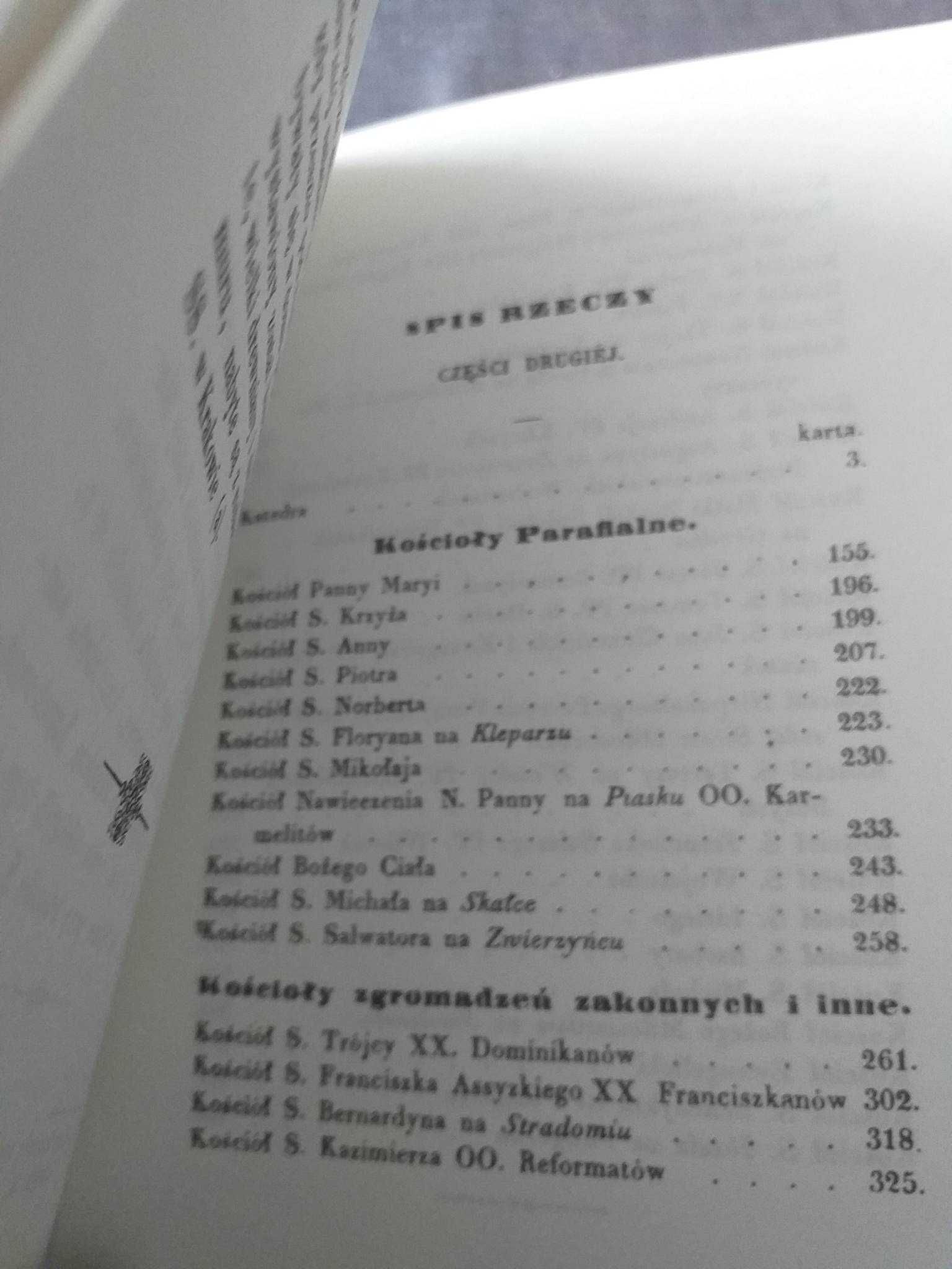 Pamiątka z Krakowa wyd. 1845, Reprint z roku 1989