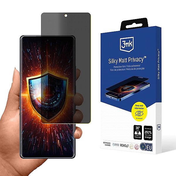 Folia ochronna prywatyzująca matowa 3mk Silky Matt Privacy na Infinix