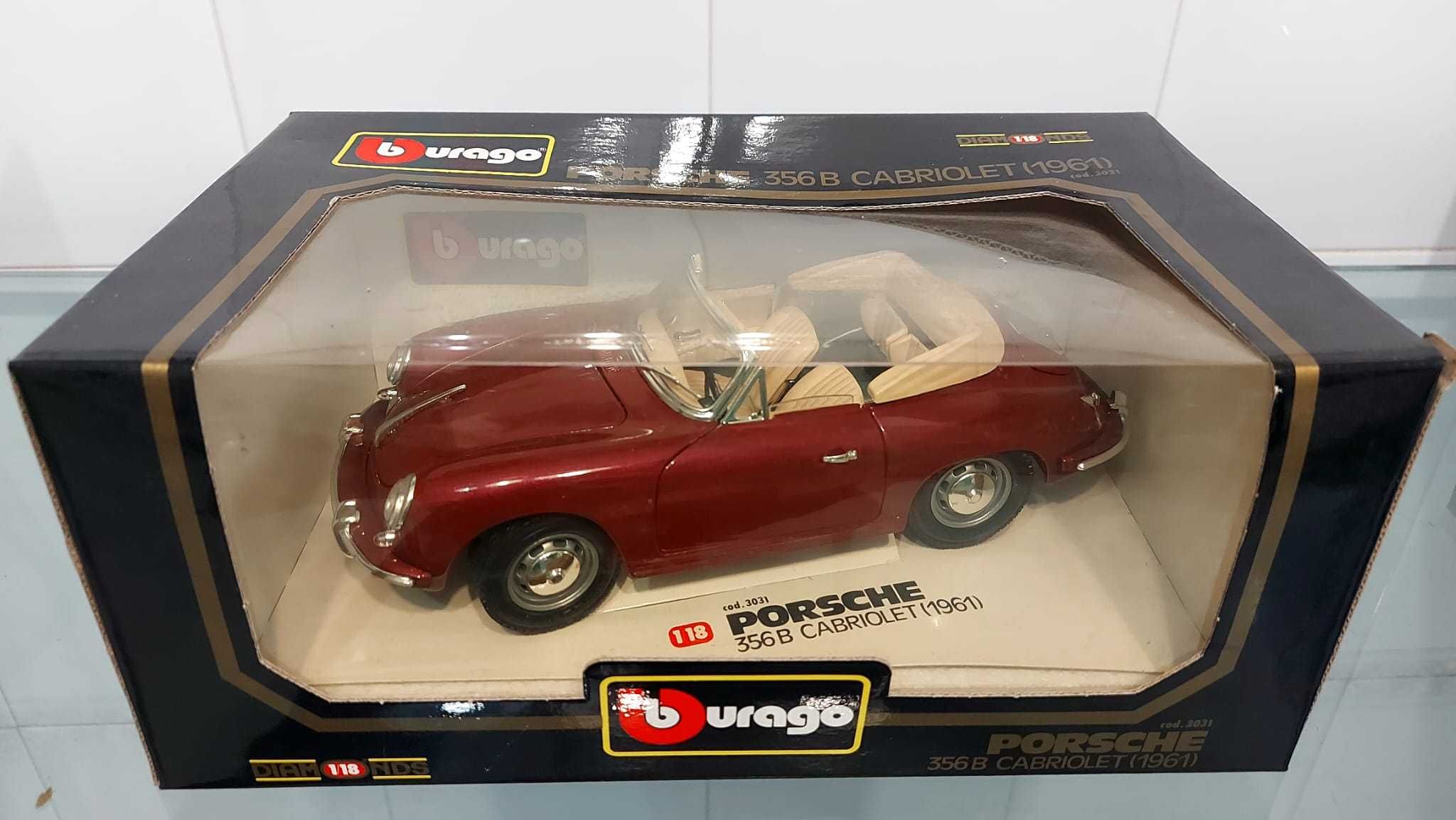 Burago Porsche 356B Cabriolet 1961 1/18