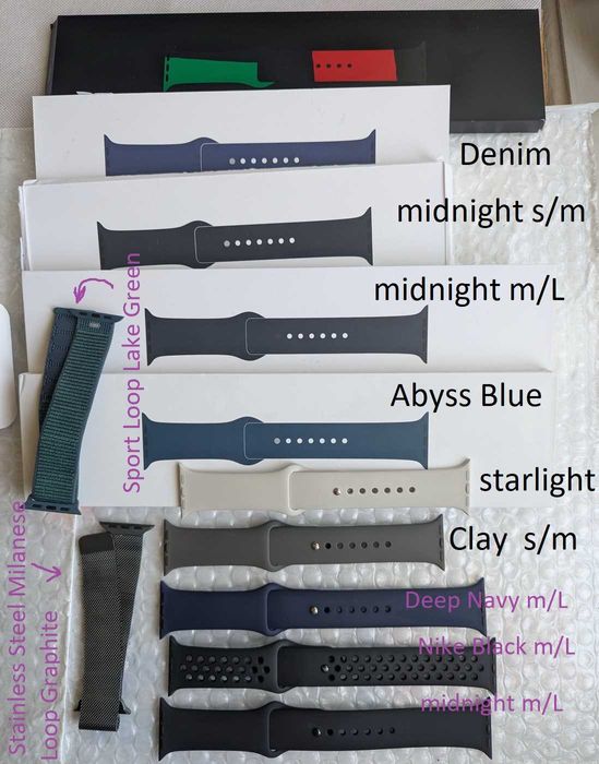 Нові та OB з США NEW ремінці Apple Watch band 38 40 41 42 44 45 49 mm