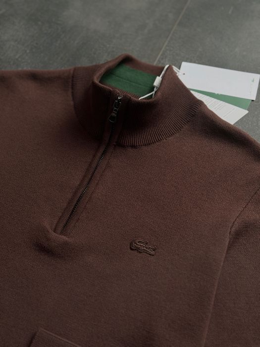Lacoste zip светр