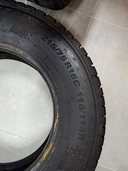 2x opony zimowe zima kumho 8mm 215/75/16c