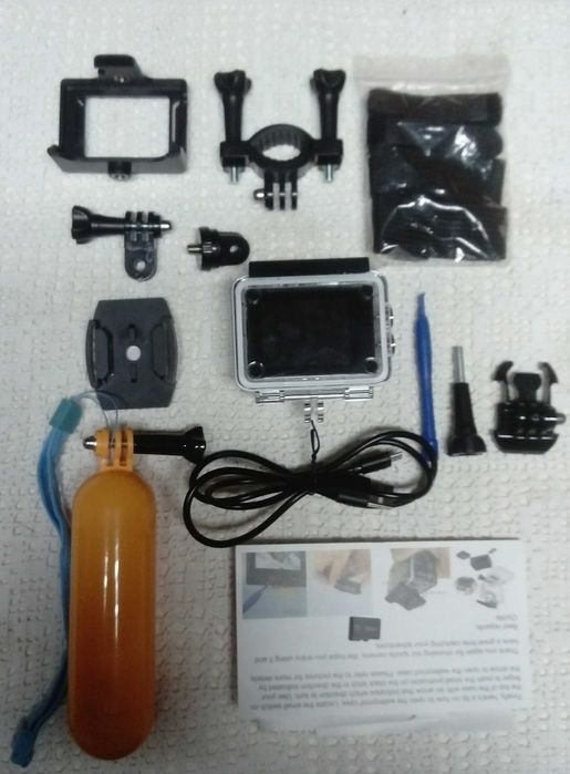 Vendo Action Cam 4k ultra hd wi-fi nova + acessorios