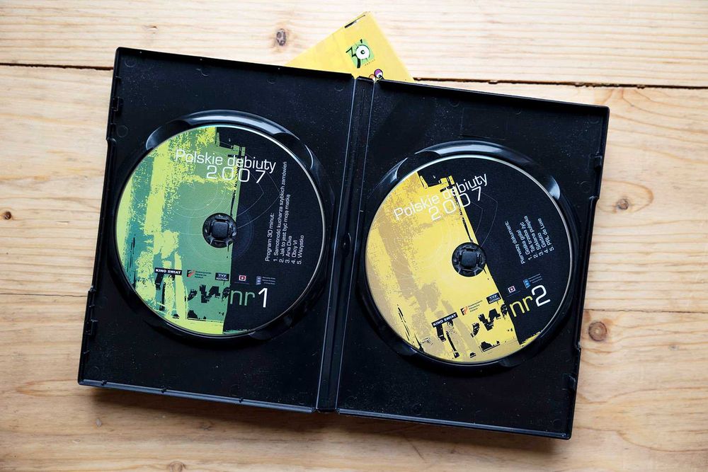 Polskie debiuty filmowe 2007 i 2013 zestaw DVD