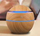 Humidificador ar ultrassônico 130ml USB difusor óleos LED NOVO