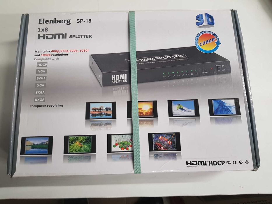 Сплітер HDMI 8-ми портовий комутатор 1x8 1080P