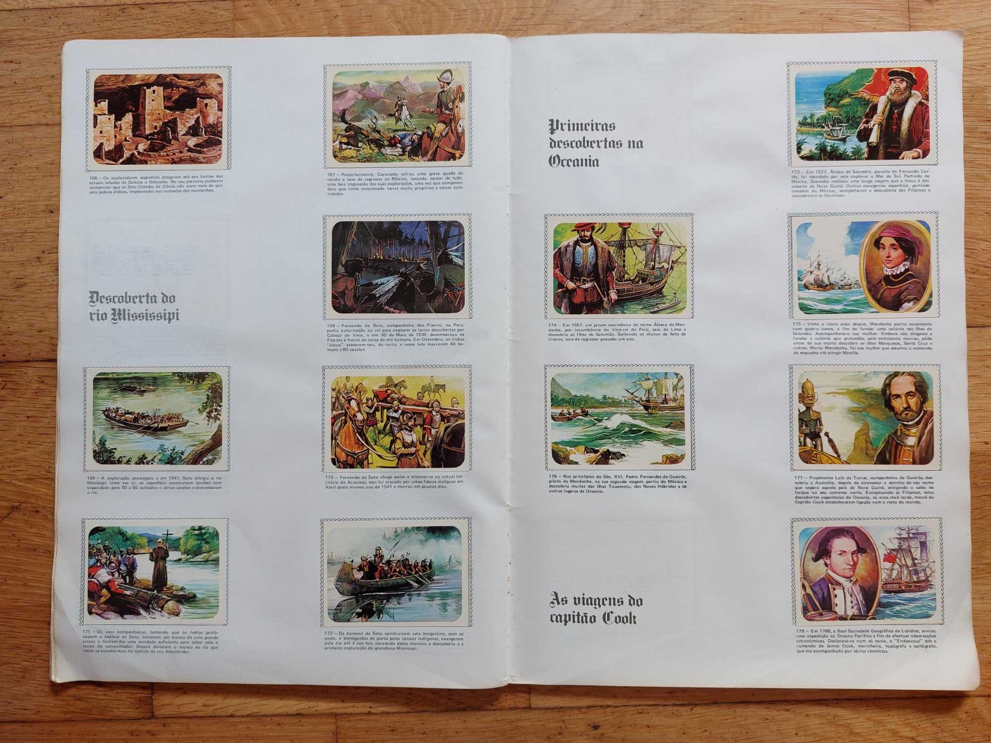 Caderneta de cromos As grande viagens à volta do mundo - Completa