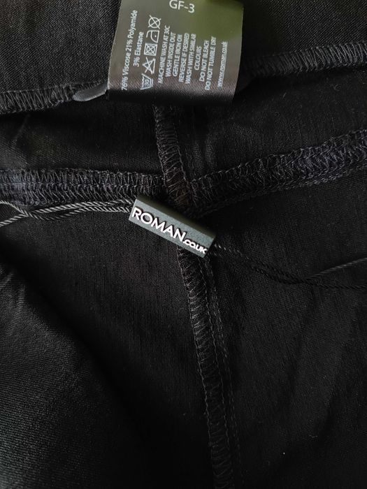 р 20 / євро 48 / 54-56 чорні шорти капрі бриджі стрейчеві великі батал