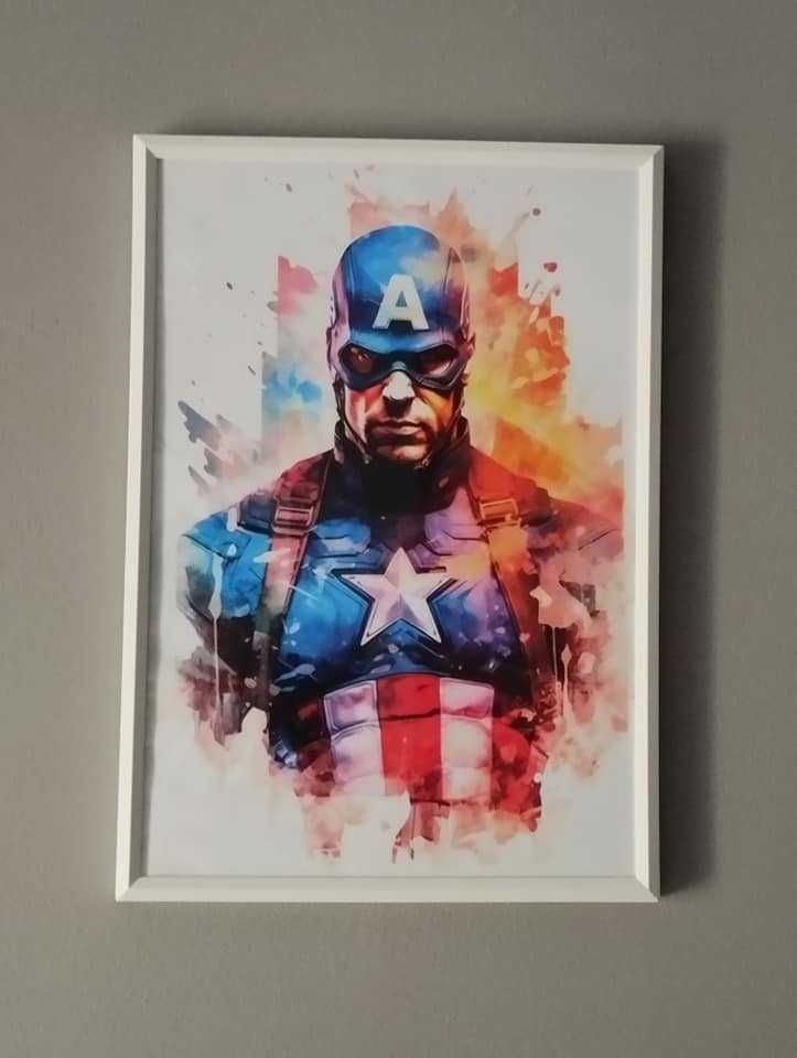 Conjunto de Quadros A4 Super Heróis