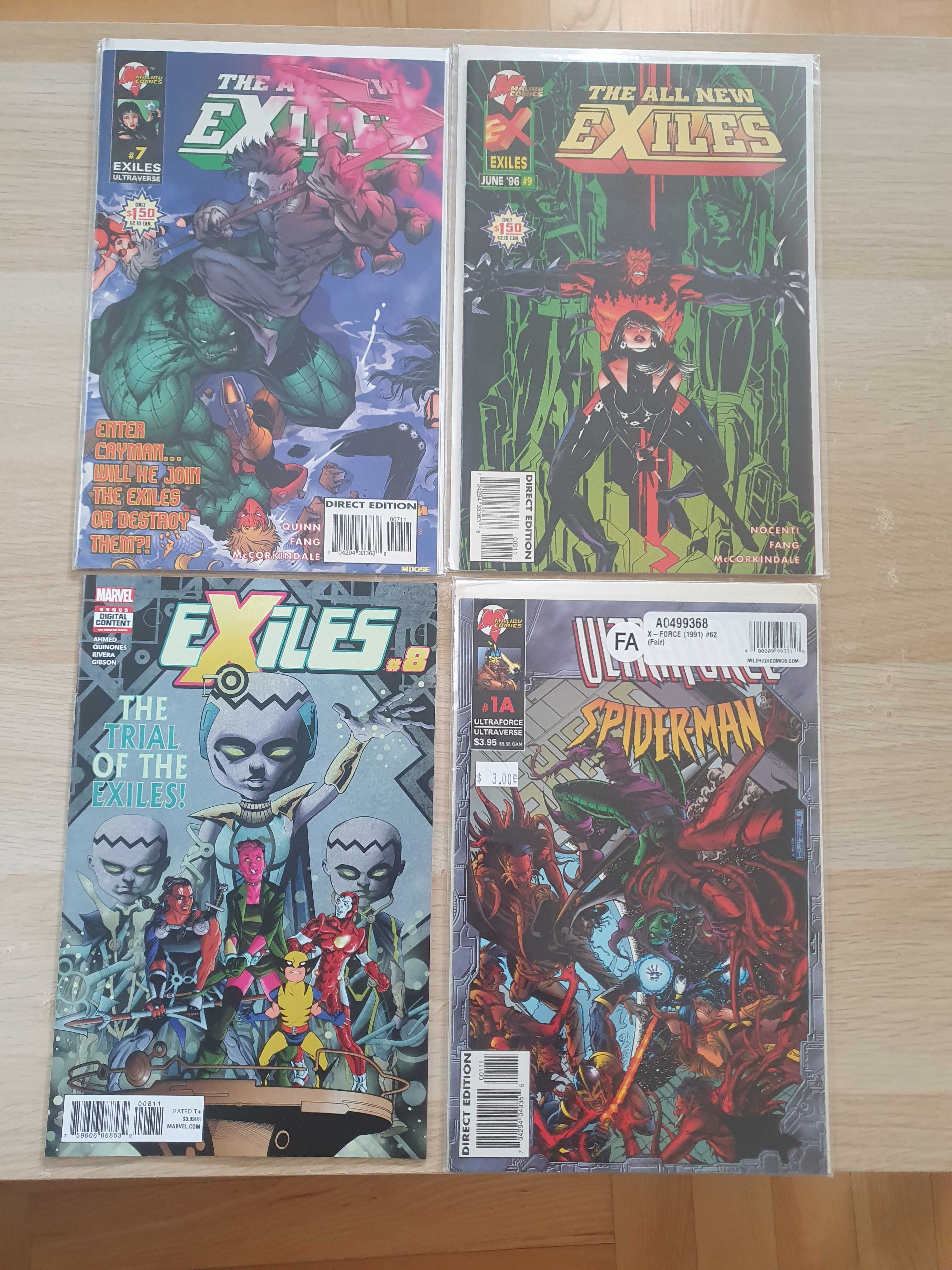 Exiles mix  The all new Exiles; Exiles 8 Ultraforce/Spider-man (ZM147)