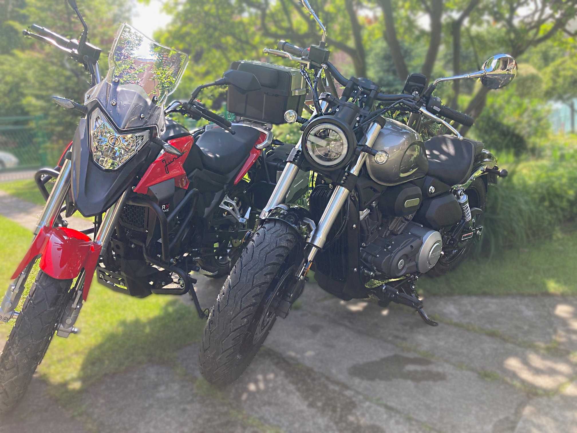 wynajem wypożyczalnia motocykli 125 na kat B JUNAK CHOPPER CRUISER