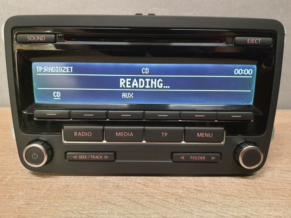 Radio samochodowe VW Volkswagen RCD310 CD z MP3 Passat B7 Golf VI +KOD