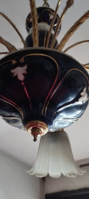 Candelabro em limoge vintage