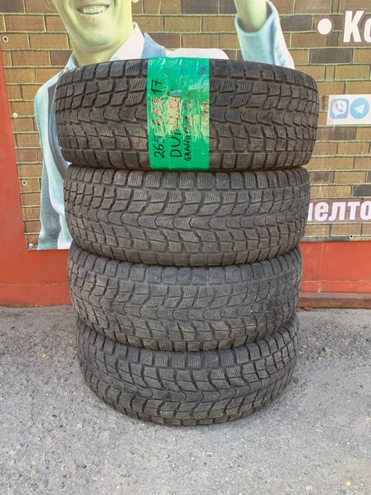 265 65 17 dunlop sj6 зима 4 штуки протектор 75%