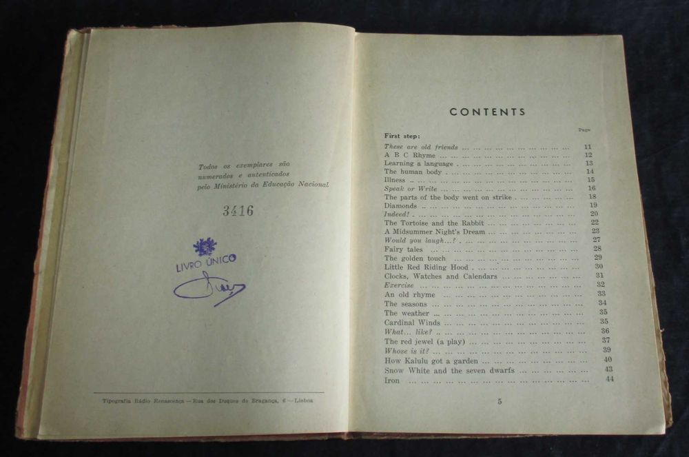 Livro Two Steps forward Virgílio Couto A second book of English