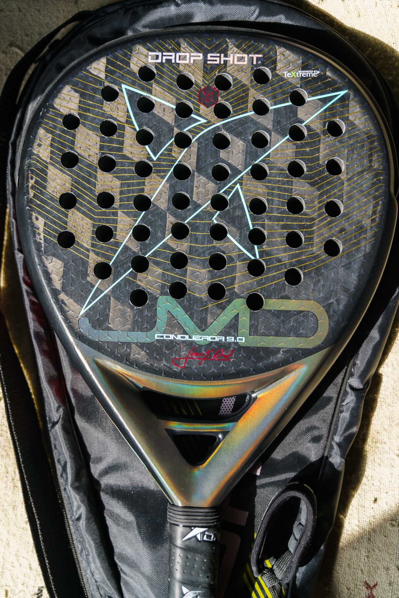 Raquete de padel drop shot Conqueror 9.0 como nova!