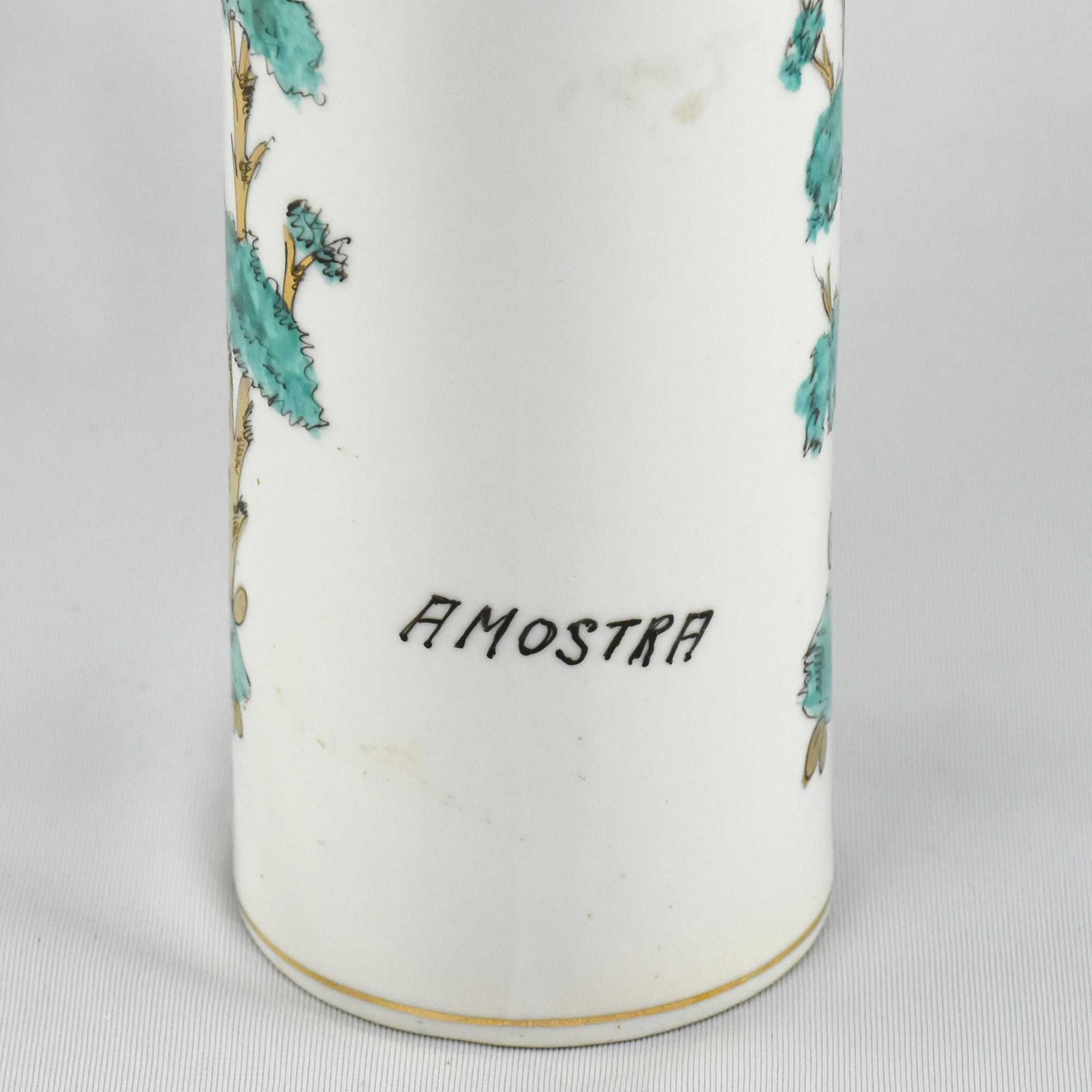 Garrafa com rolha, porcelana Artibus “Cabazeiro Lisboa – 1806”