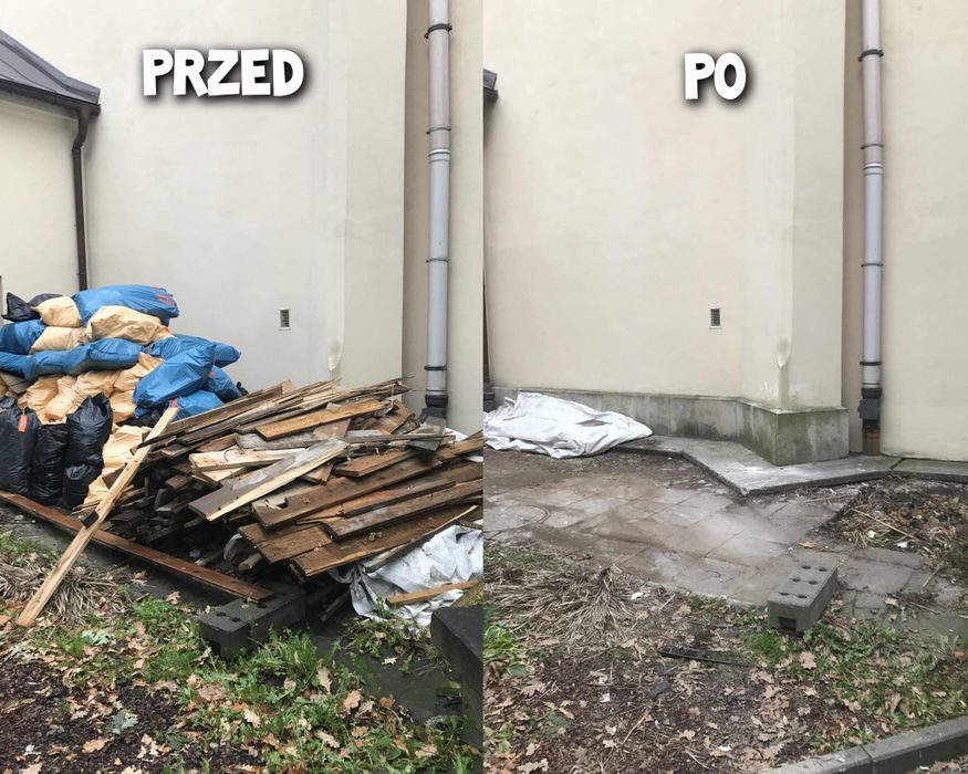 Wywóz gruzu śmieci po remontowych Opróżnianie mieszkań piwnic strychów