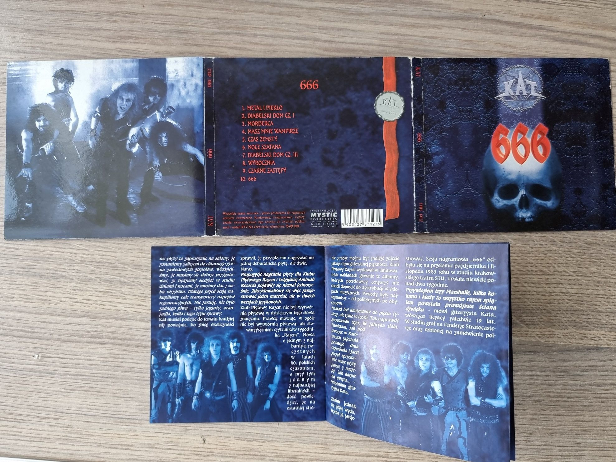 KAT - 666 - CD digipack Mystic 2004