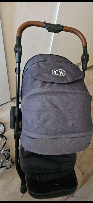 Kinderkraft Dwustronna spacerówka ALL ROAD grey/dark blue
