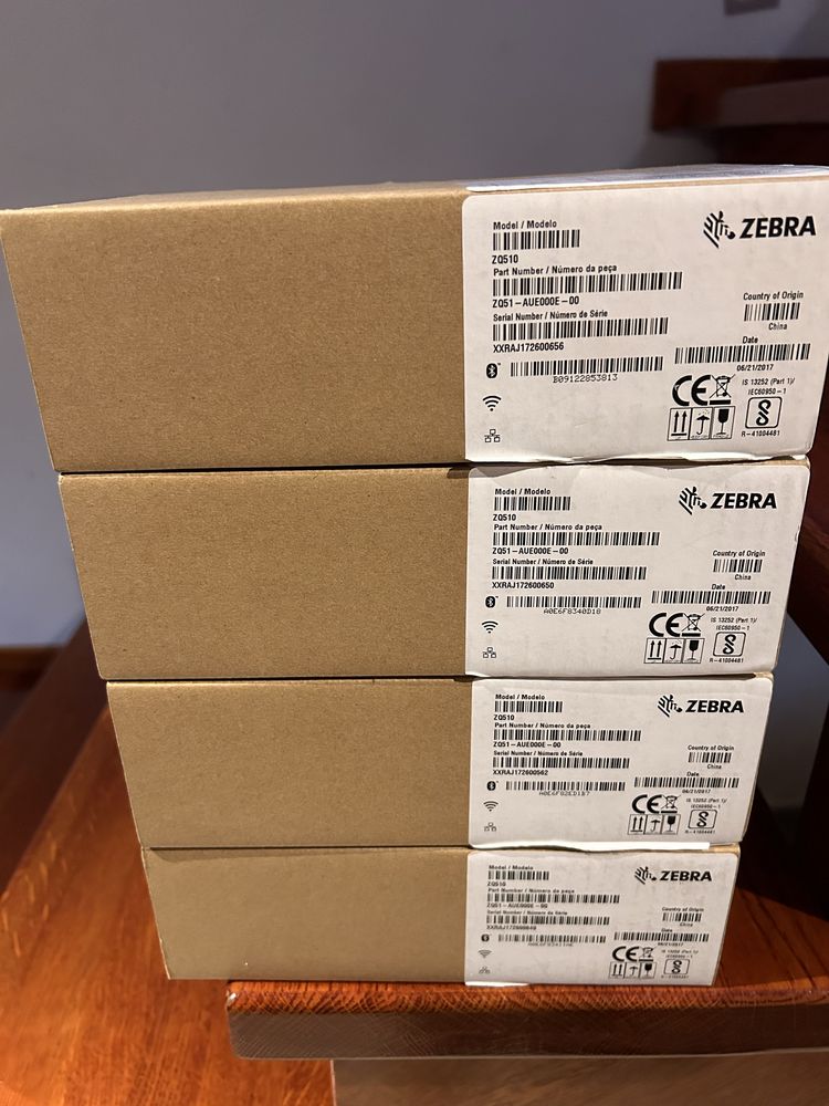 Nowa przenośna drukarka etykiet Zebra ZQ 510 bluetooth FV