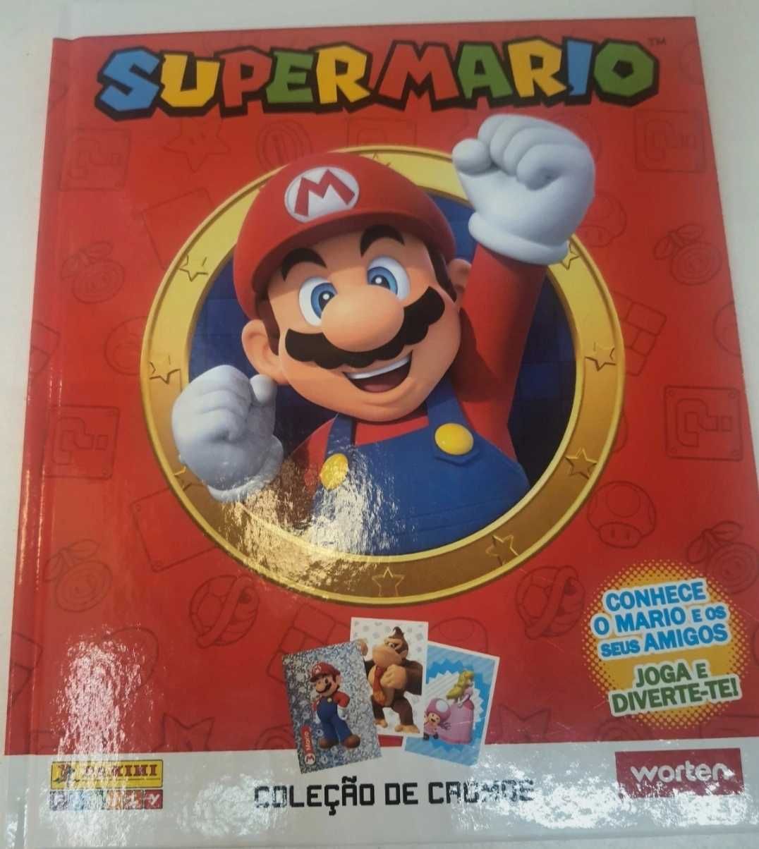 Caderneta de cromos super Mario nova