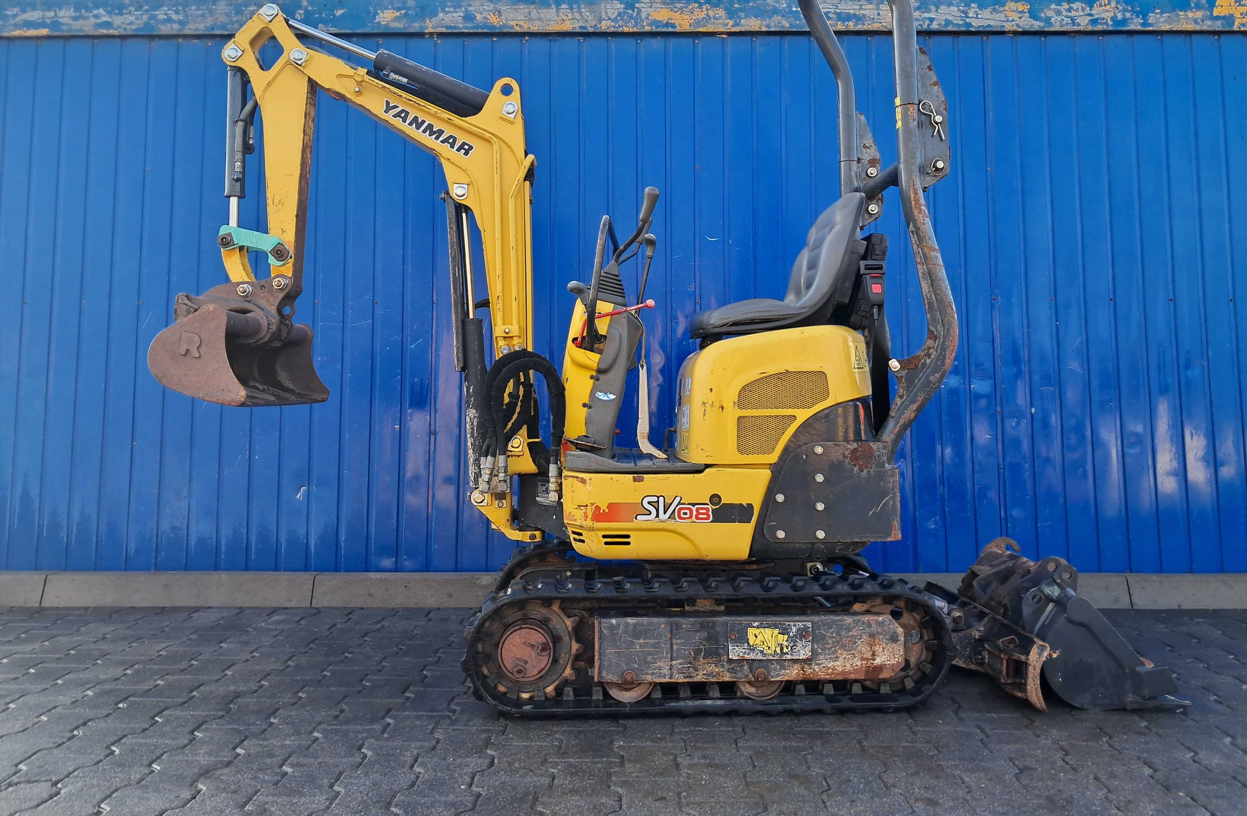 Minikoparka YANMAR SV 08 / 17r! / 1t! / vio 10-2 jcb 8008