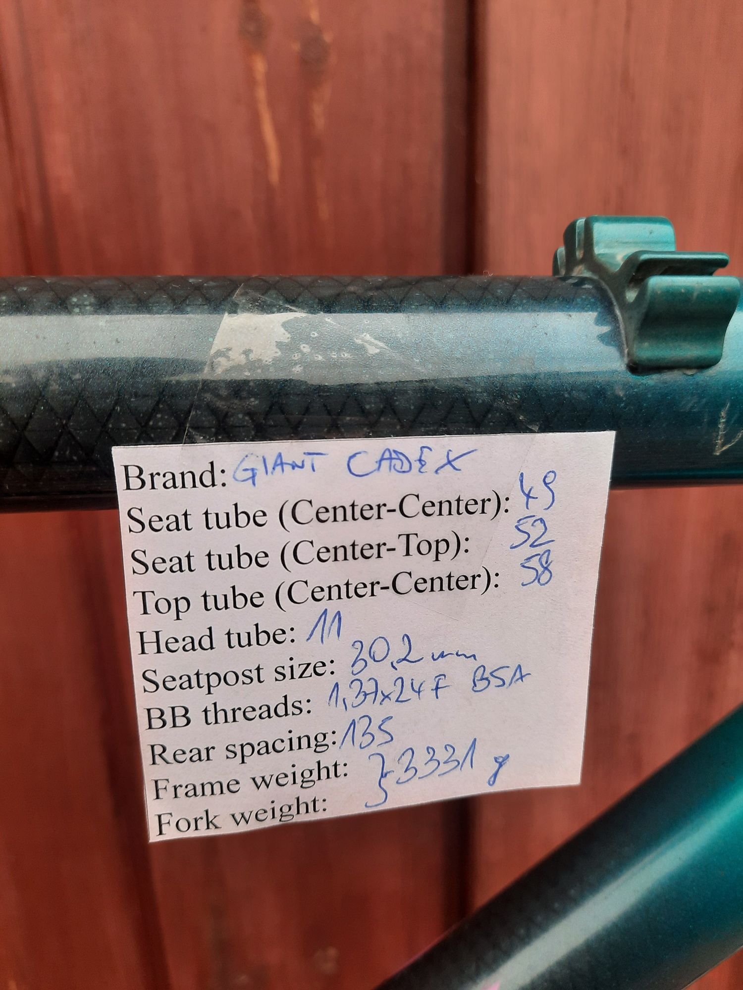 rama rowerowa GIANT CADEX cfm 2 retro mtb commuter pod 26" carbon CM5