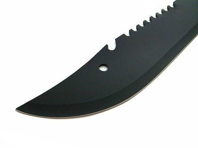 Potężna Czarna Maczeta Miecz Nóż 50 Cm Pokr. N602