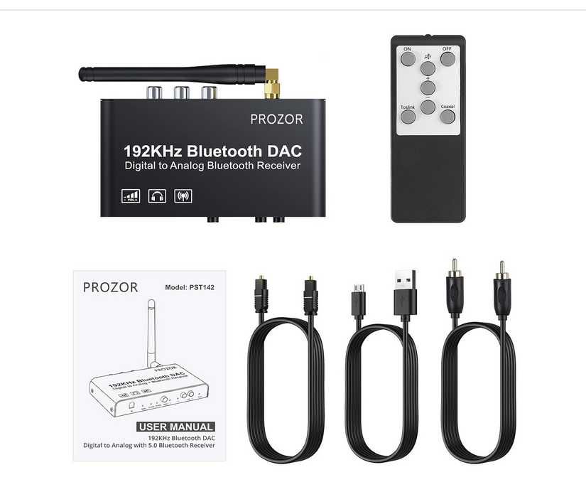 Prozor PST173b  DAC  192 Khz Bluetooth 5.0