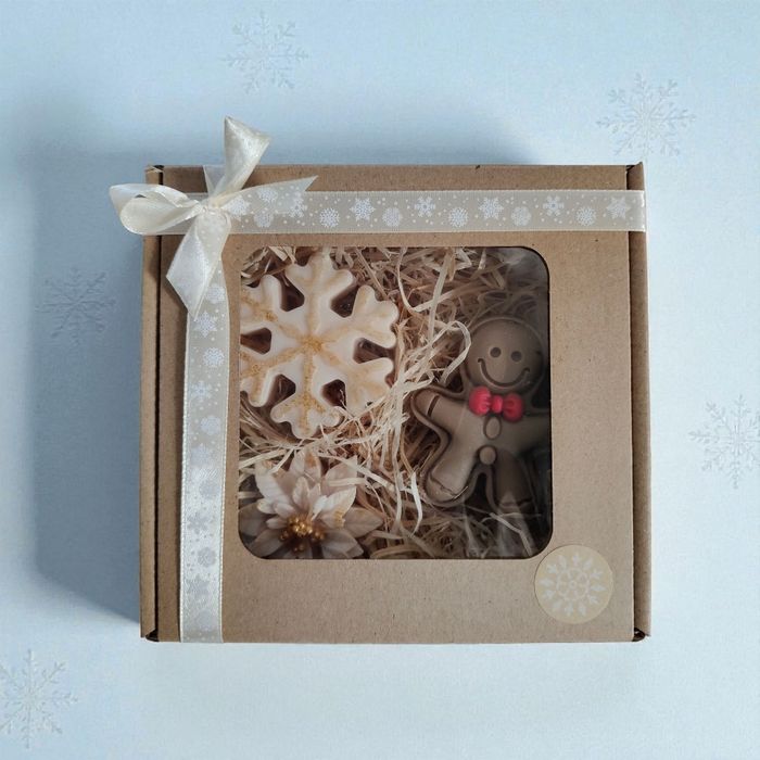 Upominki świąteczne. Mydlane zestawy.