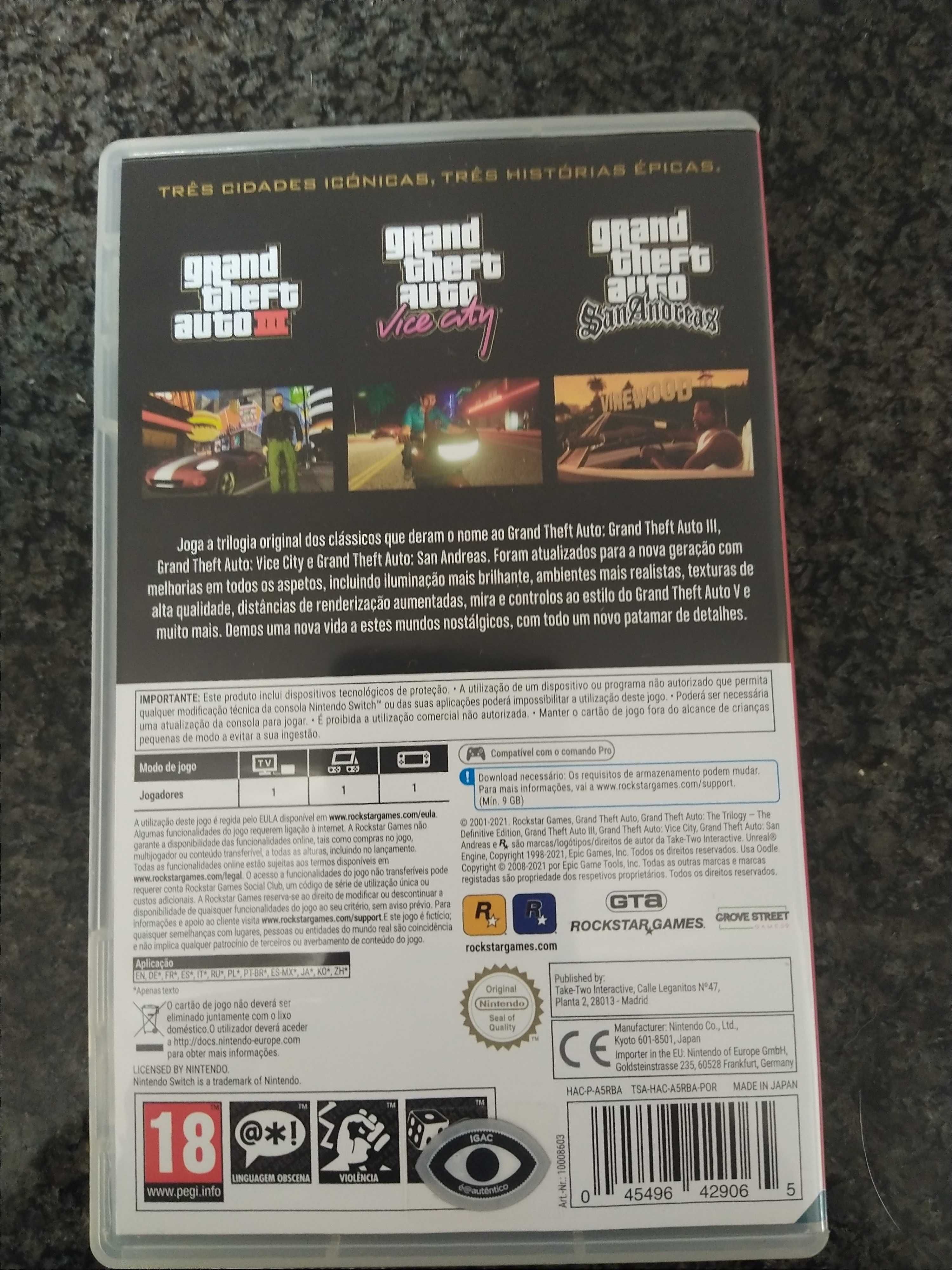 Jogo Grand Theft Auto