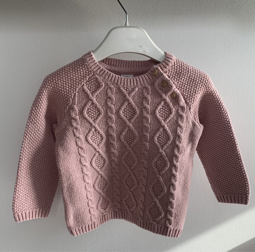 H&M sweter dla dziewczynki 86