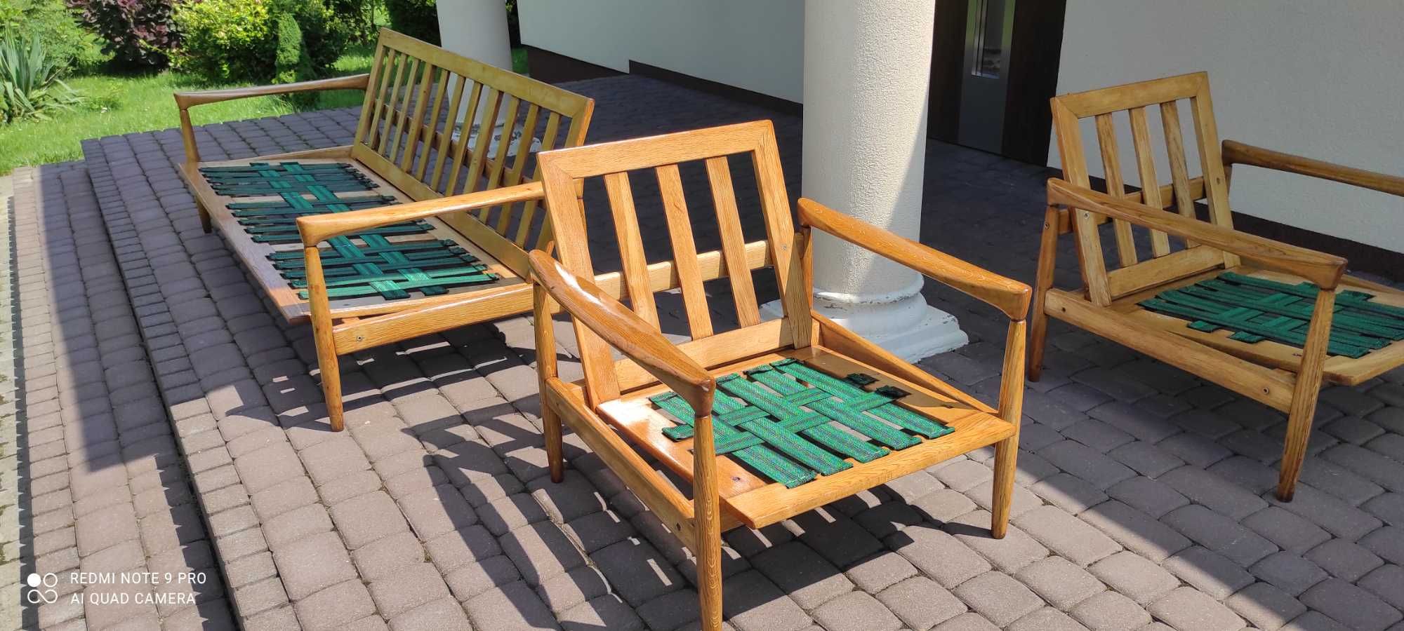 Sofa dwa fotele "kolding" Erik Wortz  Ikea 50