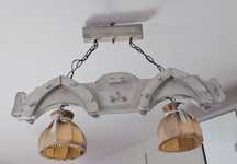 Lampa sufitowa drewniana  prowansalska