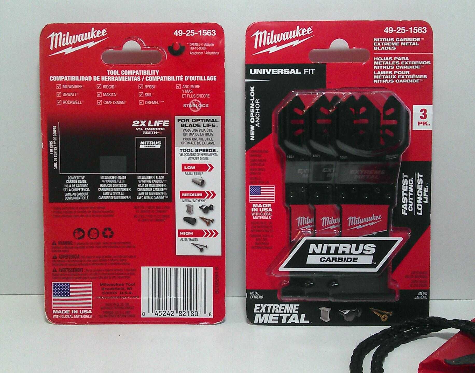 Полотна/леза до реноватора/мультитула - Milwaukee 49-10-9208 8PC.