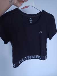 Top Cropp t-shirt Calvin klein rozmiar s