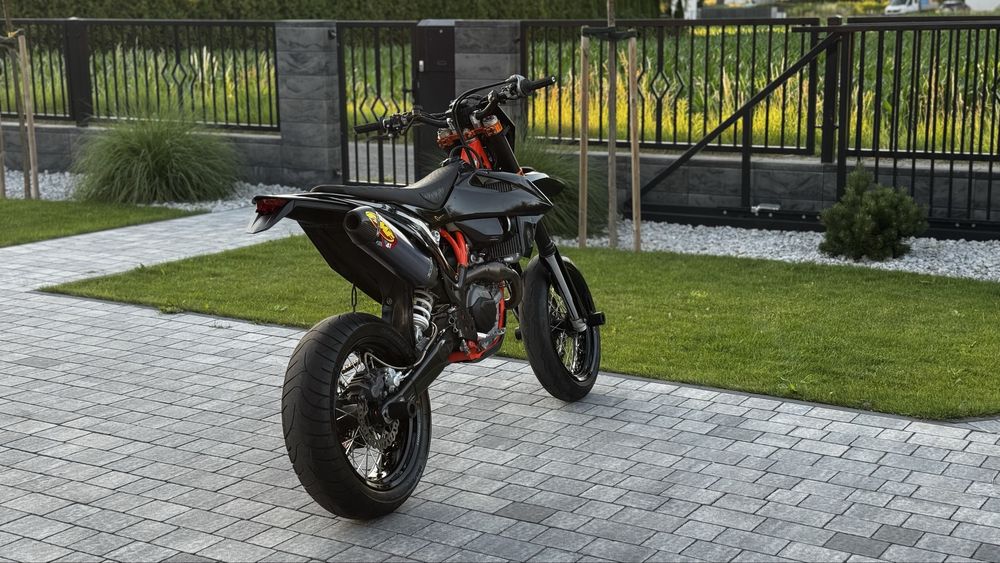 KTM EXC450 supermoto fmf carbony hb