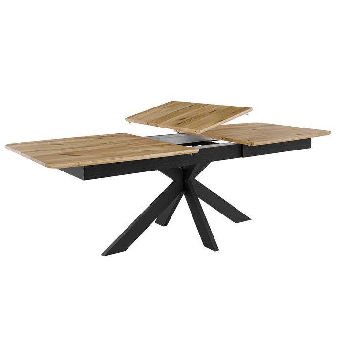 Stół Dębowy lub Orzech z Litego Drewna LOFTowy rozkładany okrągły LOFT