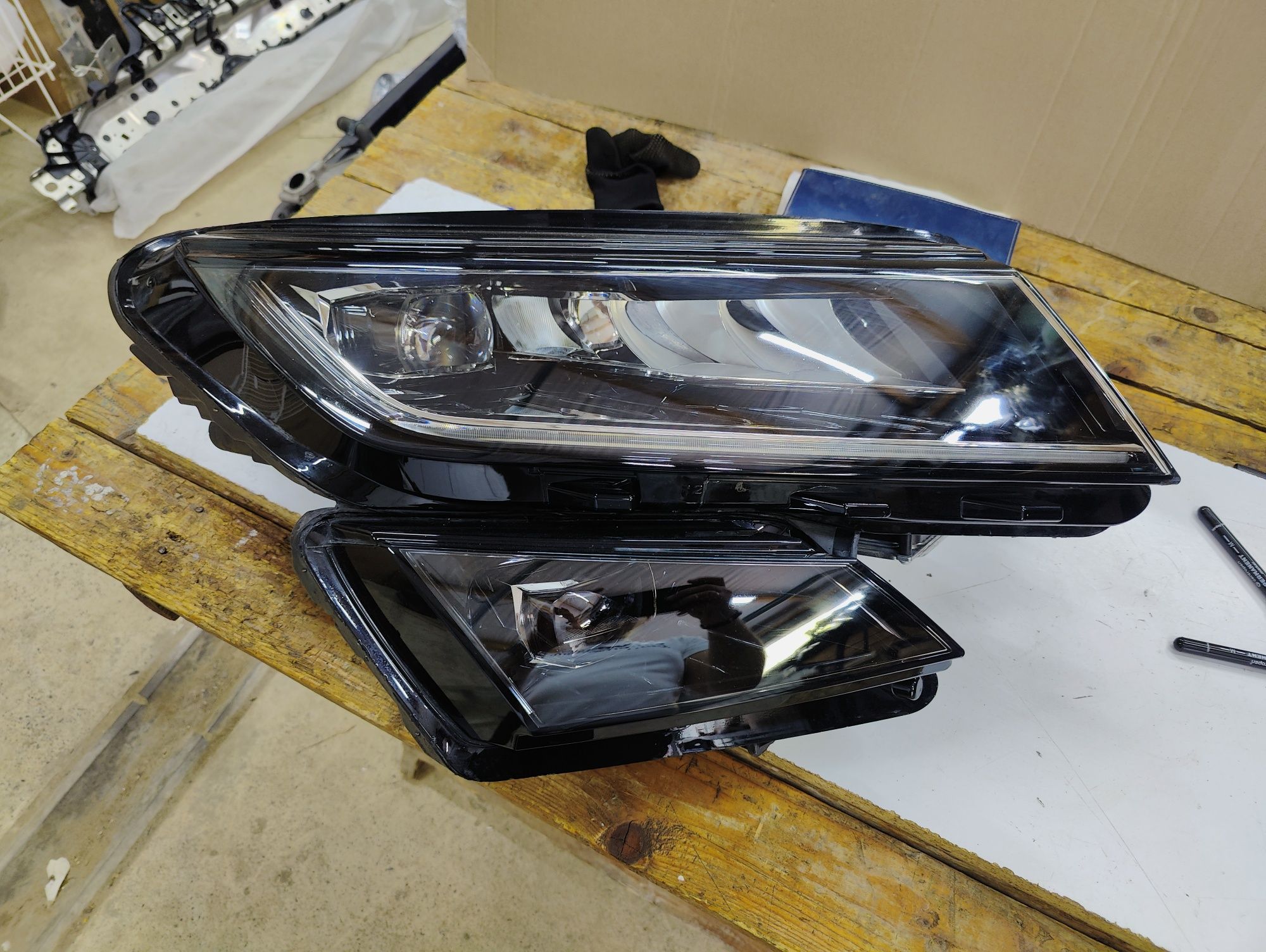 566941016h Skoda kodiaq фара full led правая
