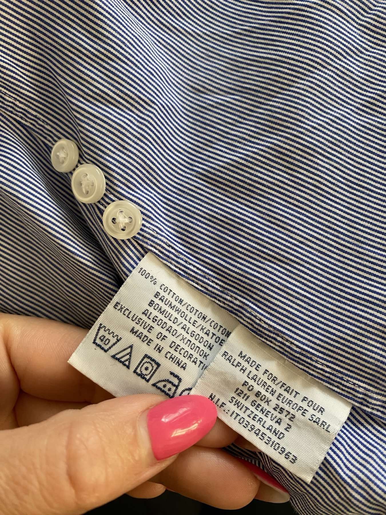 Polo Ralph Lauren чоловiча сорочка, брендова сорочка, рубашка в полоск
