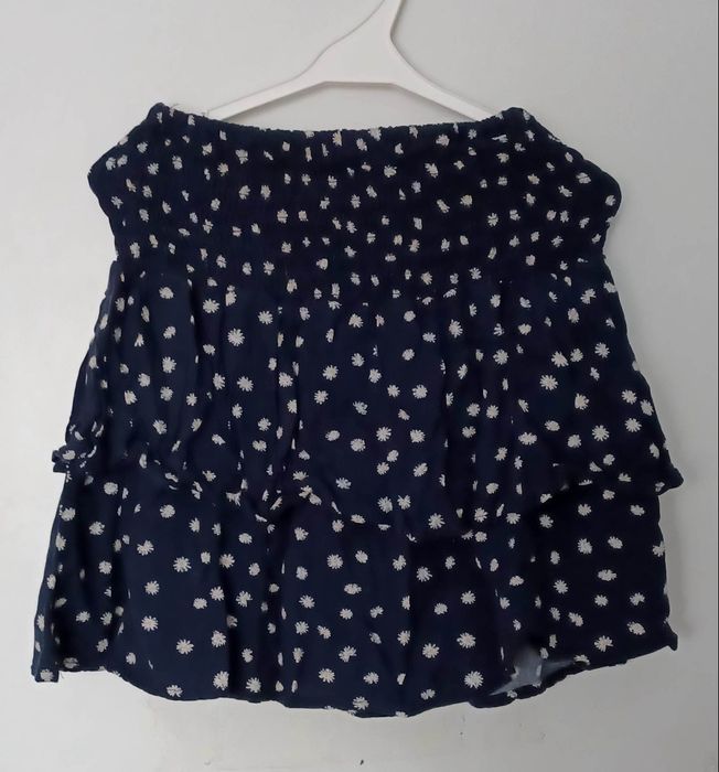 Granatowa spódniczka