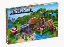 Лего Майнкрафт Деревня жителей с Драконами, 938 деталей Lego MINECRAFT